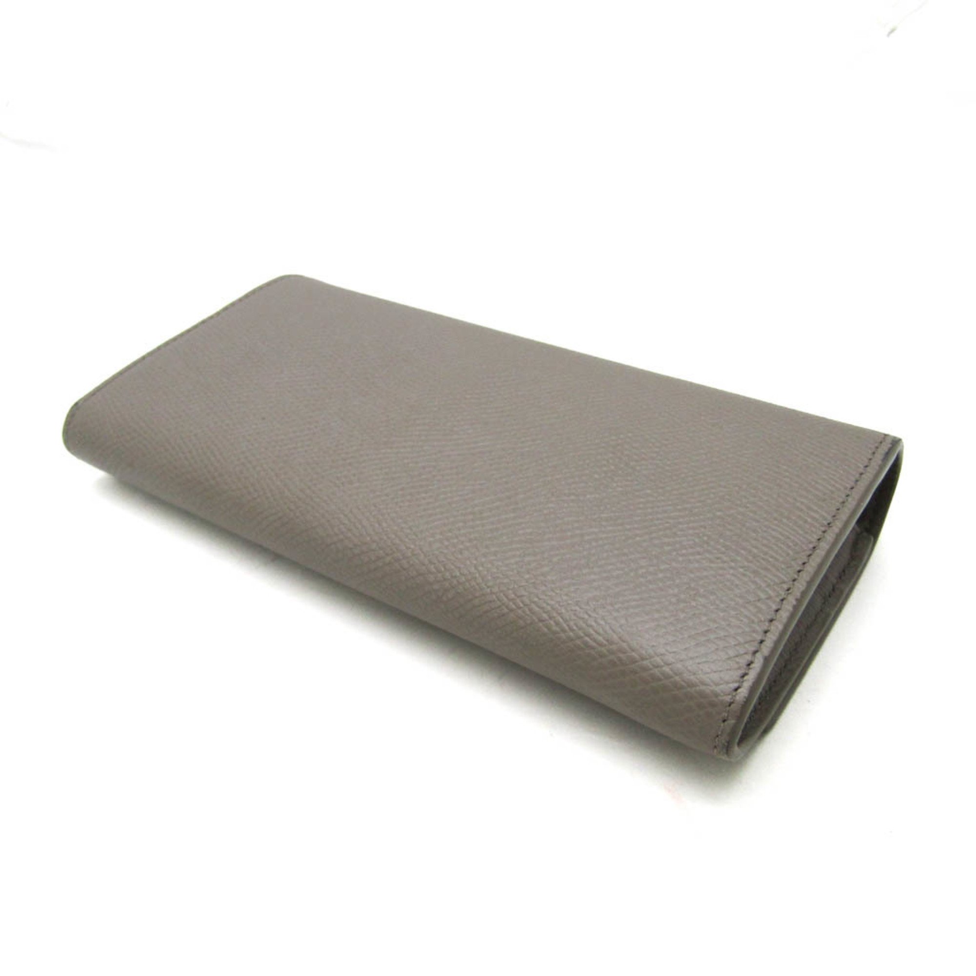 Celine Large Flap Wallet 10B563BEL Women's  Calfskin Long Wallet (bi-fold) Gray