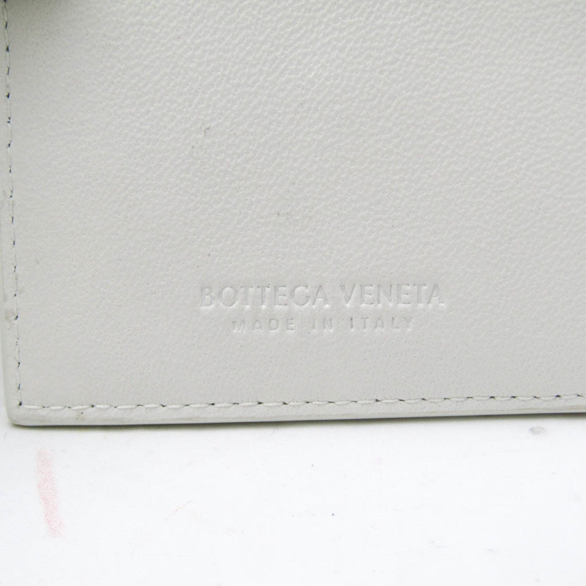 Bottega Veneta Intrecciato Cassette Fragment Case Women,Men Leather Coin Purse/coin Case White