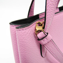 Salvatore Ferragamo AU-22 0024 Women's Leather Bag Pink