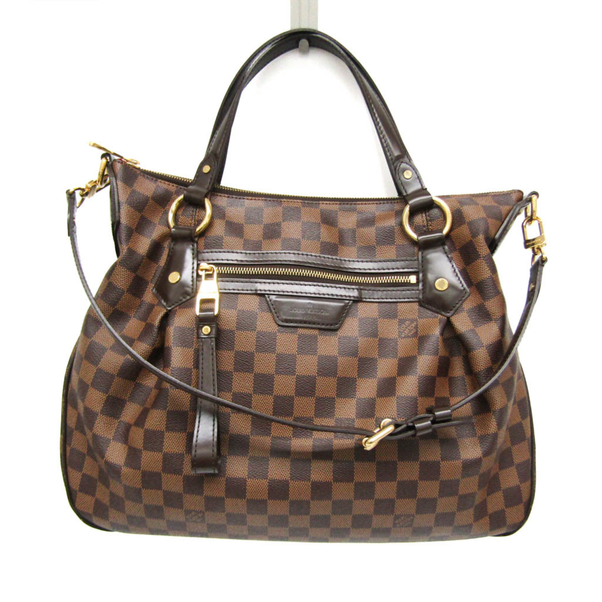 Louis Vuitton Damier Evora MM N41131 Women's Shoulder Bag Ebene