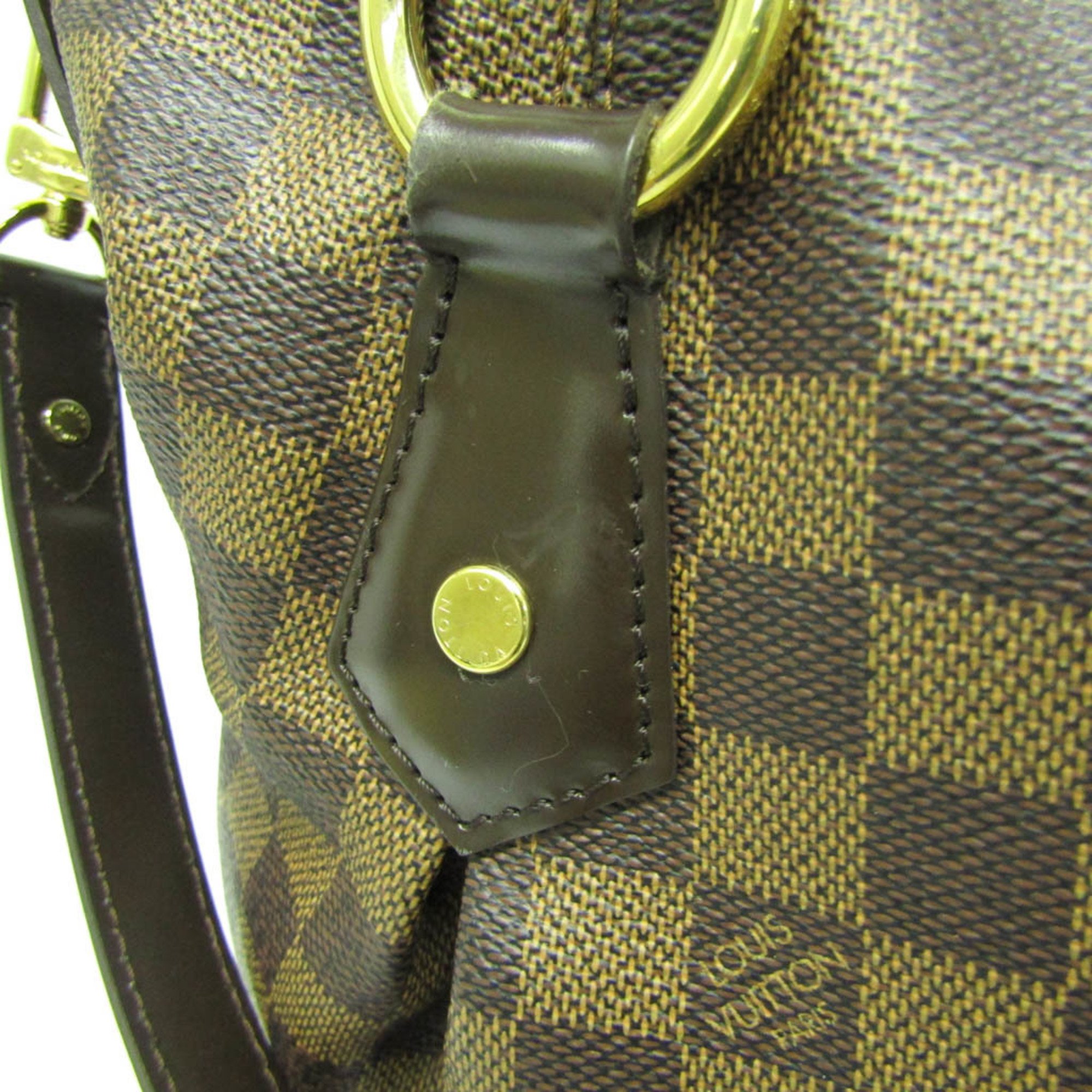 Louis Vuitton Damier Evora MM N41131 Women's Shoulder Bag Ebene