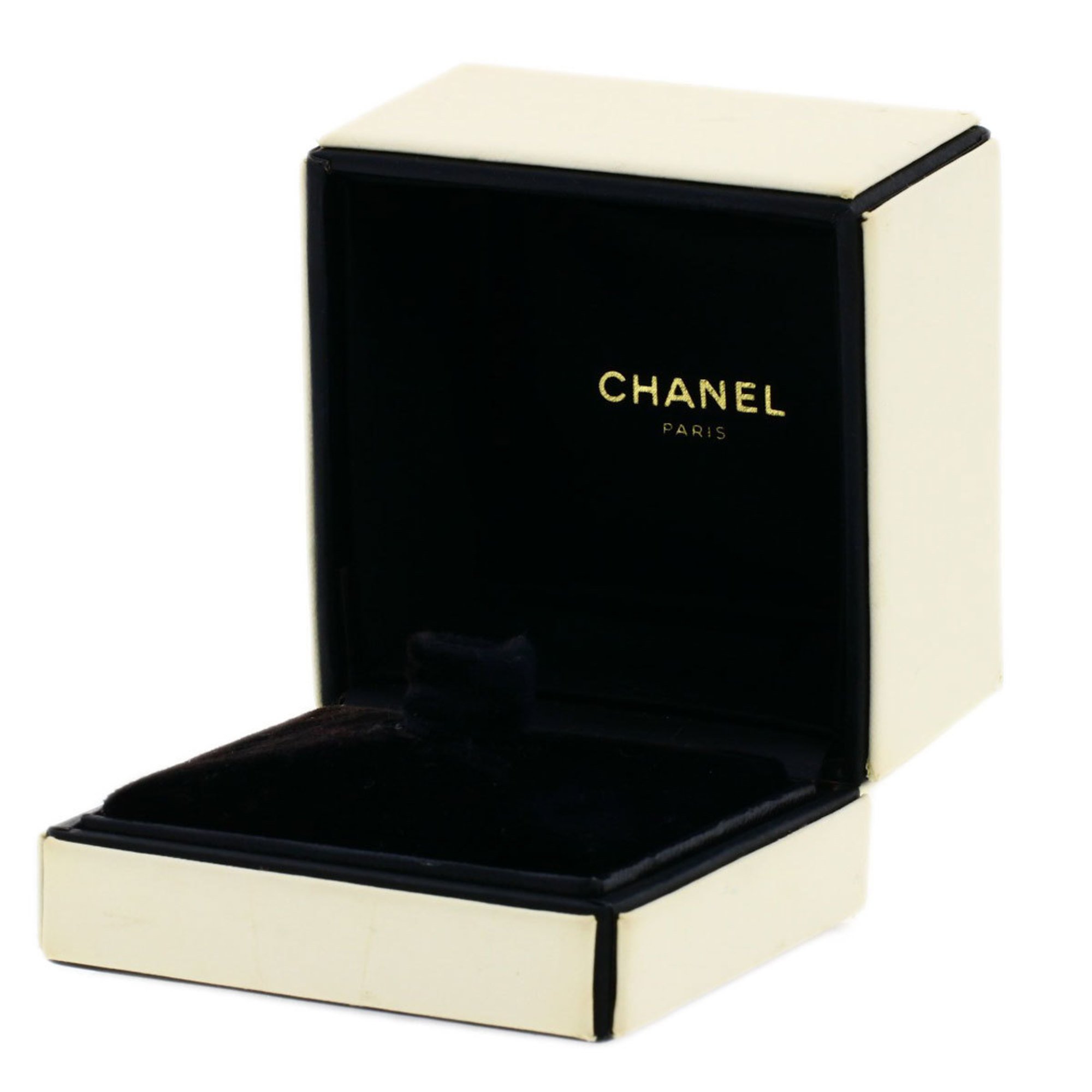 CHANEL Profield Camellia Diamond #49 Ring, K18 Yellow Gold, Women's,