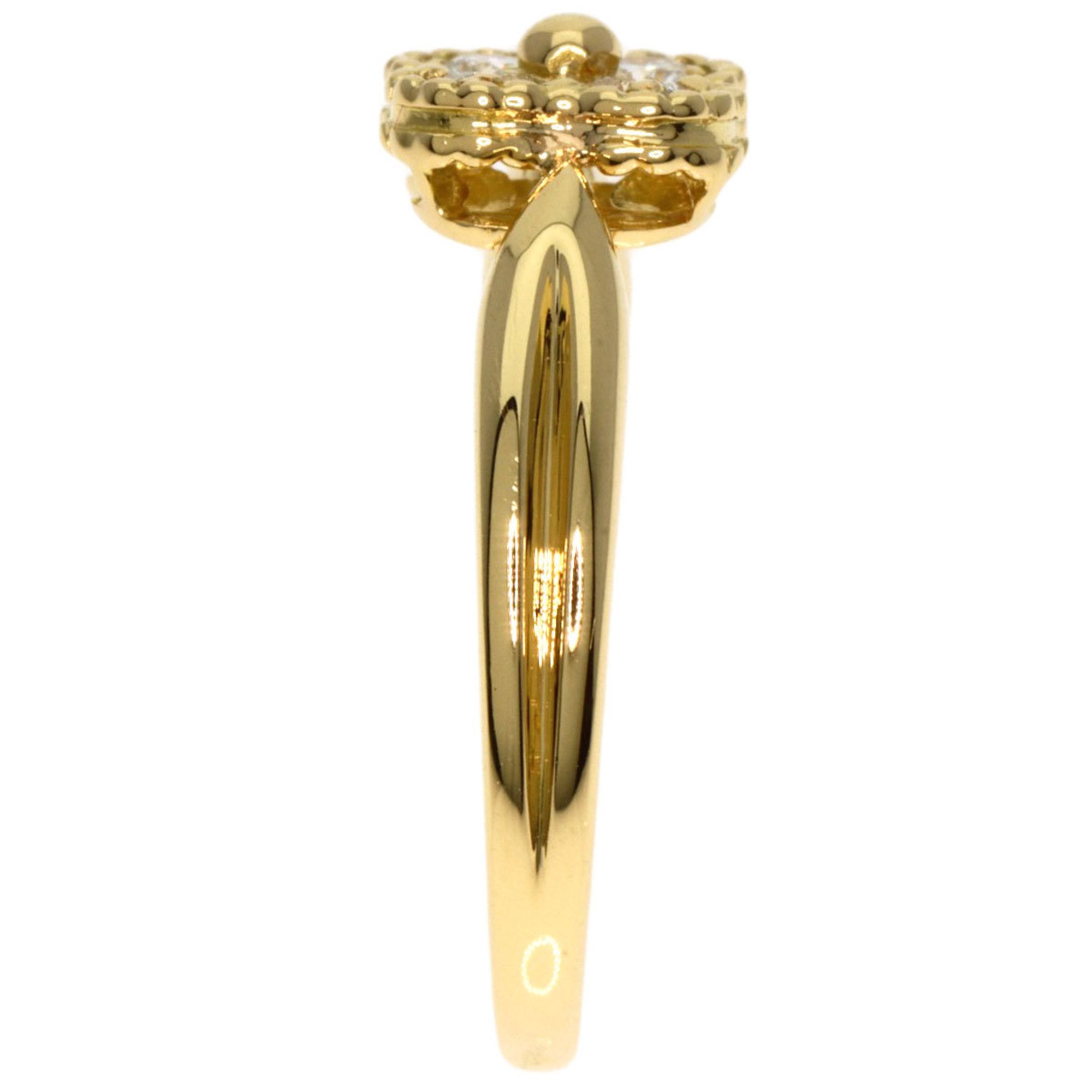 Van Cleef & Arpels Arno Diamond Ring, 18K Yellow Gold, Women's,