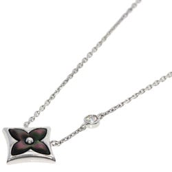 Louis Vuitton Star Blossom BB Diamond Necklace K18 White Gold Women's LOUIS VUITTON