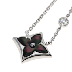 Louis Vuitton Star Blossom BB Diamond Necklace K18 White Gold Women's LOUIS VUITTON