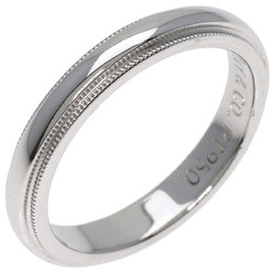 Tiffany & Co. Milgrain Ring, Platinum PT950, Women's, TIFFANY