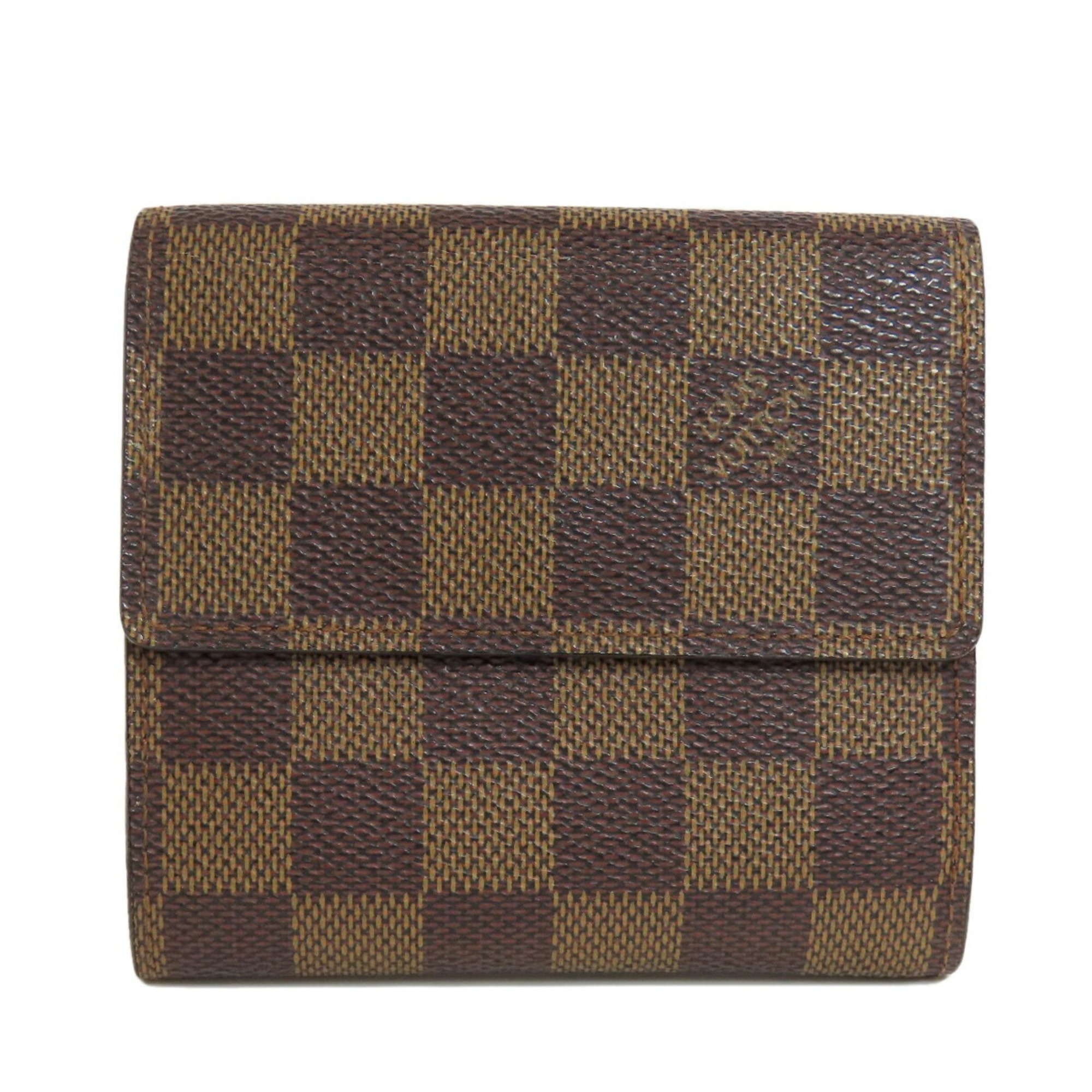 Louis Vuitton N61652 Porte Monnaie Bi-fold Wallet Damier Canvas Women's LOUIS VUITTON