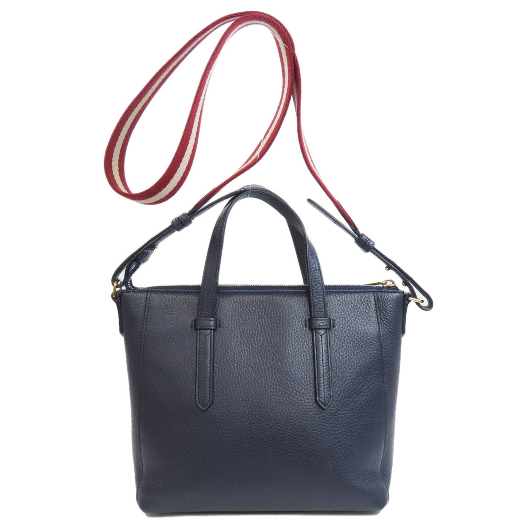 BALLY Bally Stripe Tote Bag Leather Women's