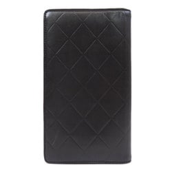 CHANEL Long Wallet Calf Leather Women's