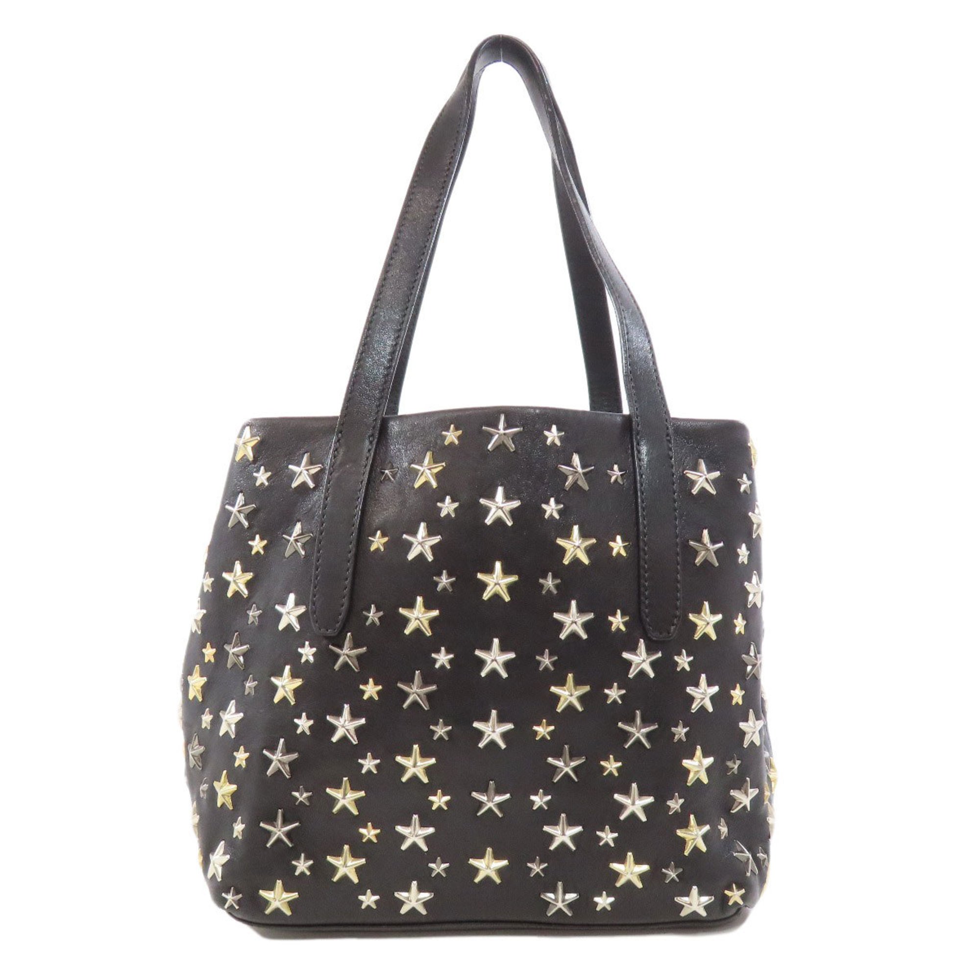 Jimmy Choo Sophia Star Motif Tote Bag Leather Women's