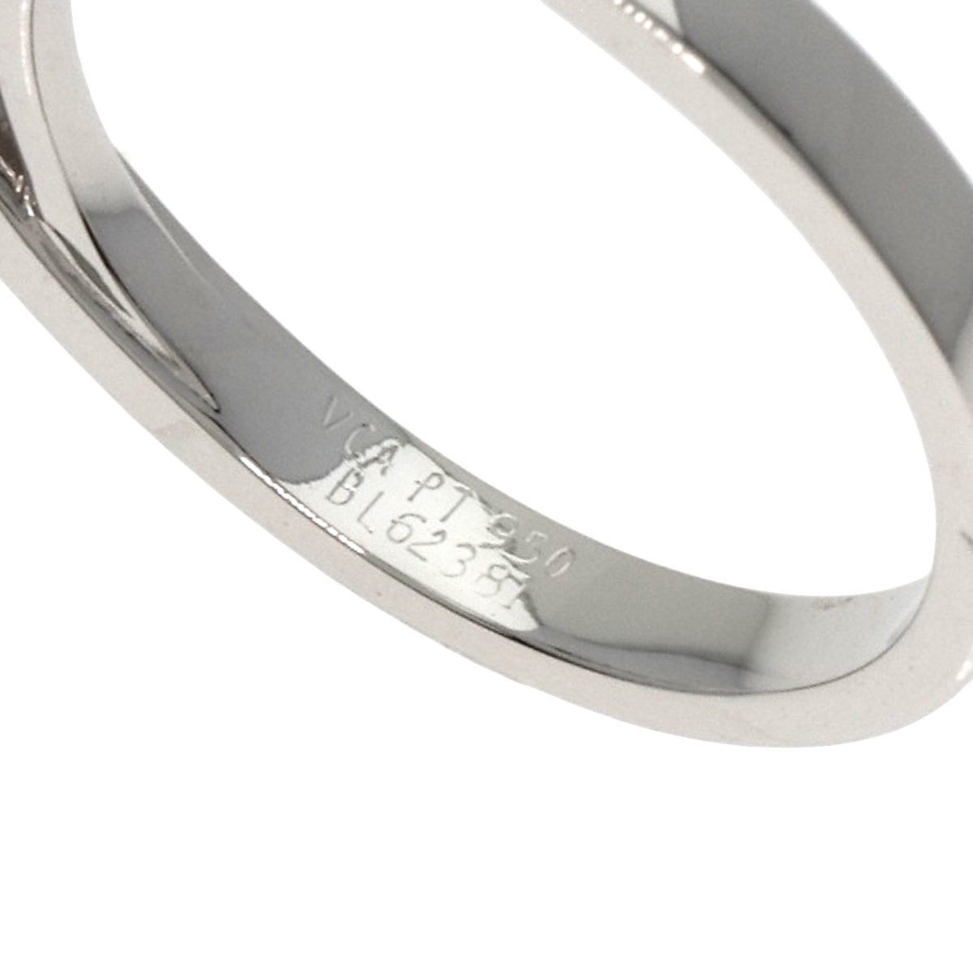 Van Cleef & Arpels Diamond Ring, Platinum PT950, Women's