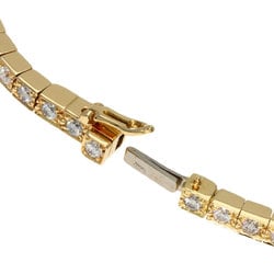 Cartier Lanier Full Diamond #16 Bracelet K18 Yellow Gold Women's CARTIER