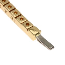 Cartier Lanier Full Diamond #16 Bracelet K18 Yellow Gold Women's CARTIER