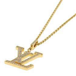 Louis Vuitton Pendant Diamond Necklace K18 Yellow Gold Women's LOUIS VUITTON