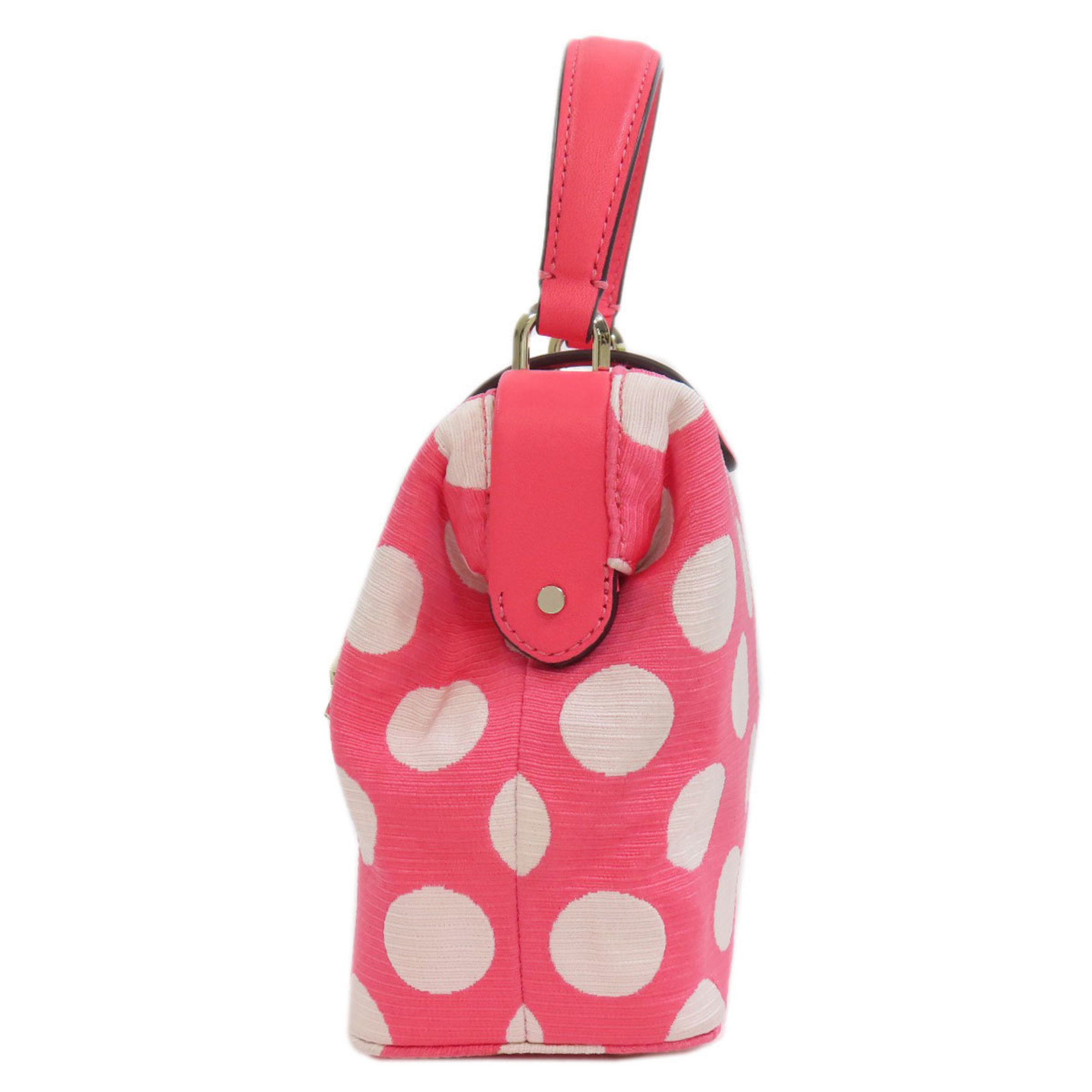 Kate Spade Polka Dot Handbag Canvas Women's