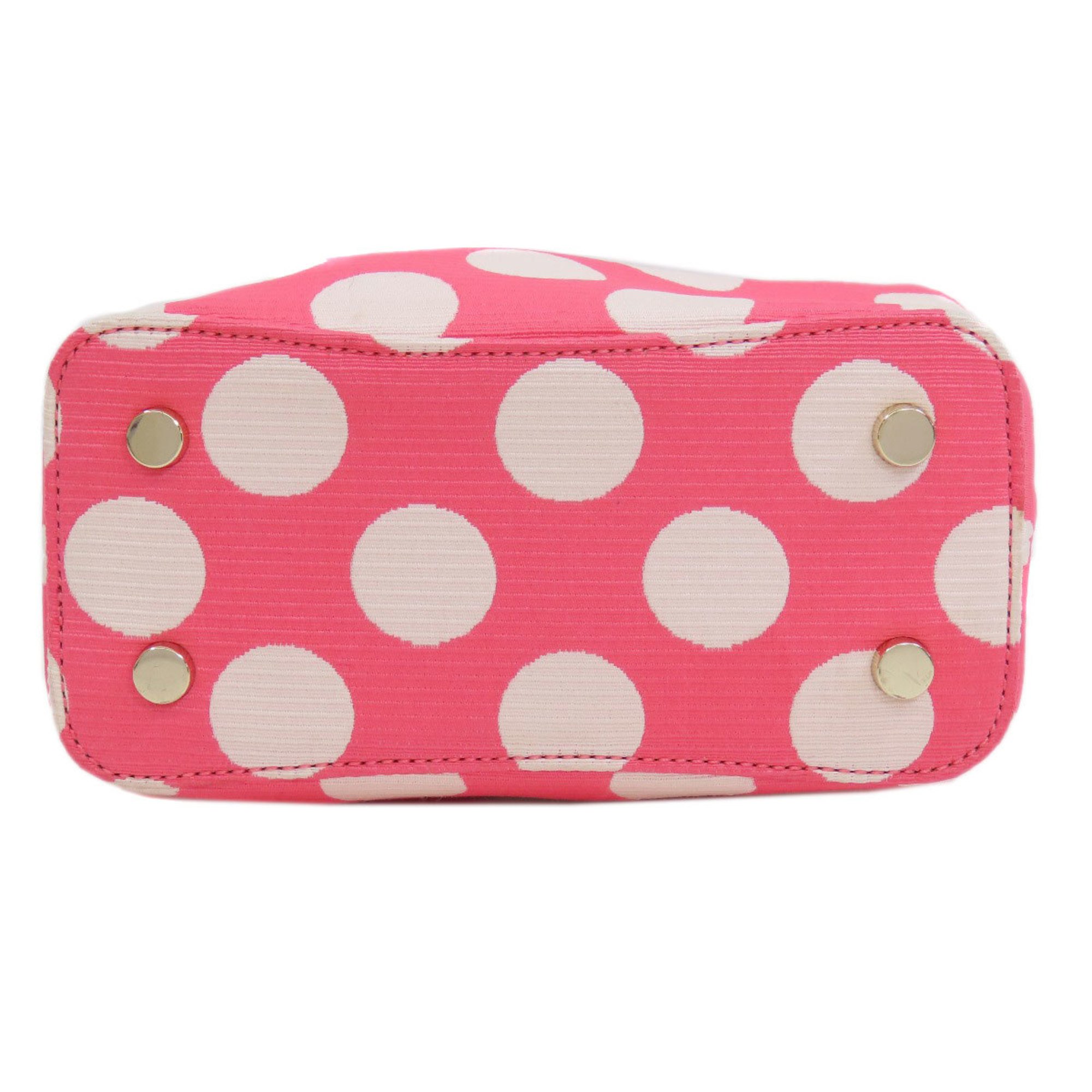 Kate Spade Polka Dot Handbag Canvas Women's