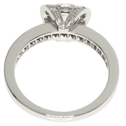 Tiffany & Co. Ribbon Engagement Diamond Ring, Platinum PT950, Women's, TIFFANY