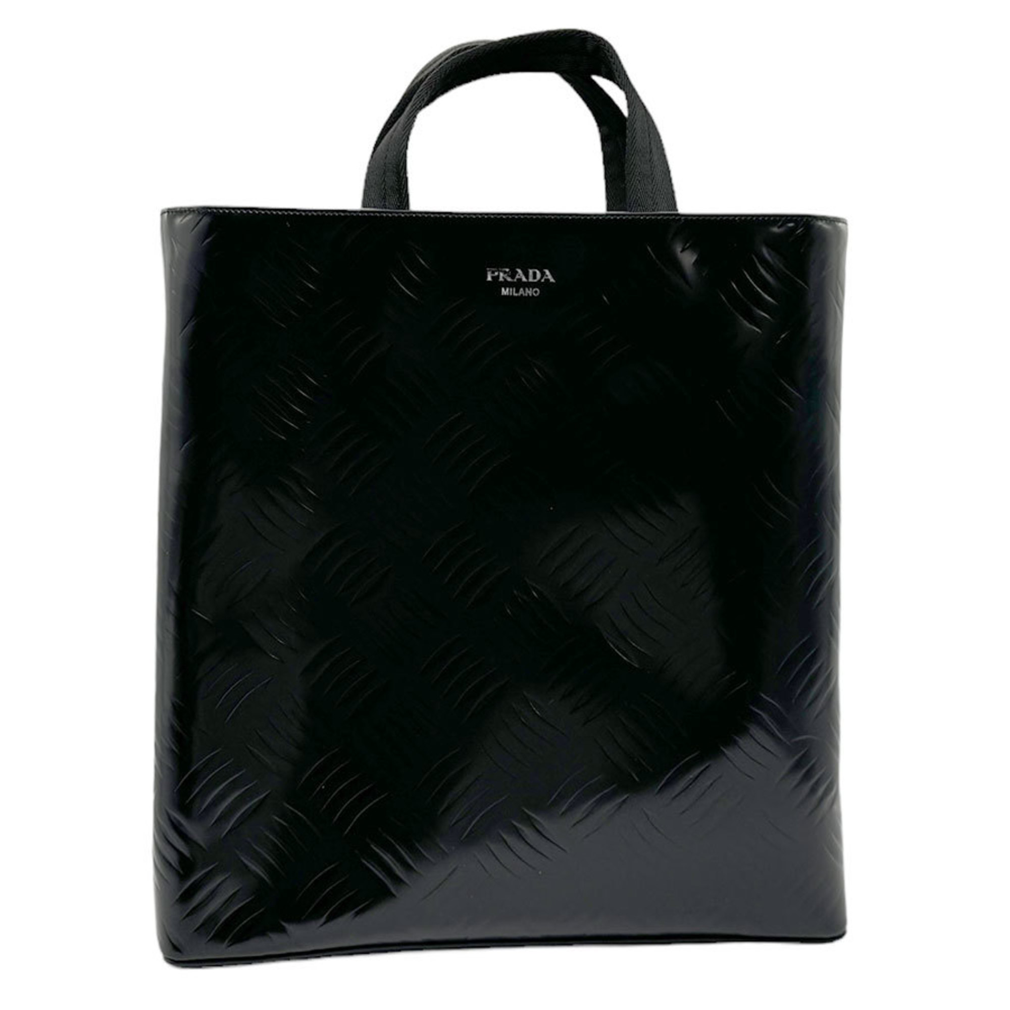 PRADA handbag coated leather black men's n0268