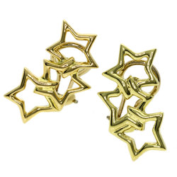 Tiffany Triple Star Earrings, 18K Yellow Gold, Women's, TIFFANY&Co.