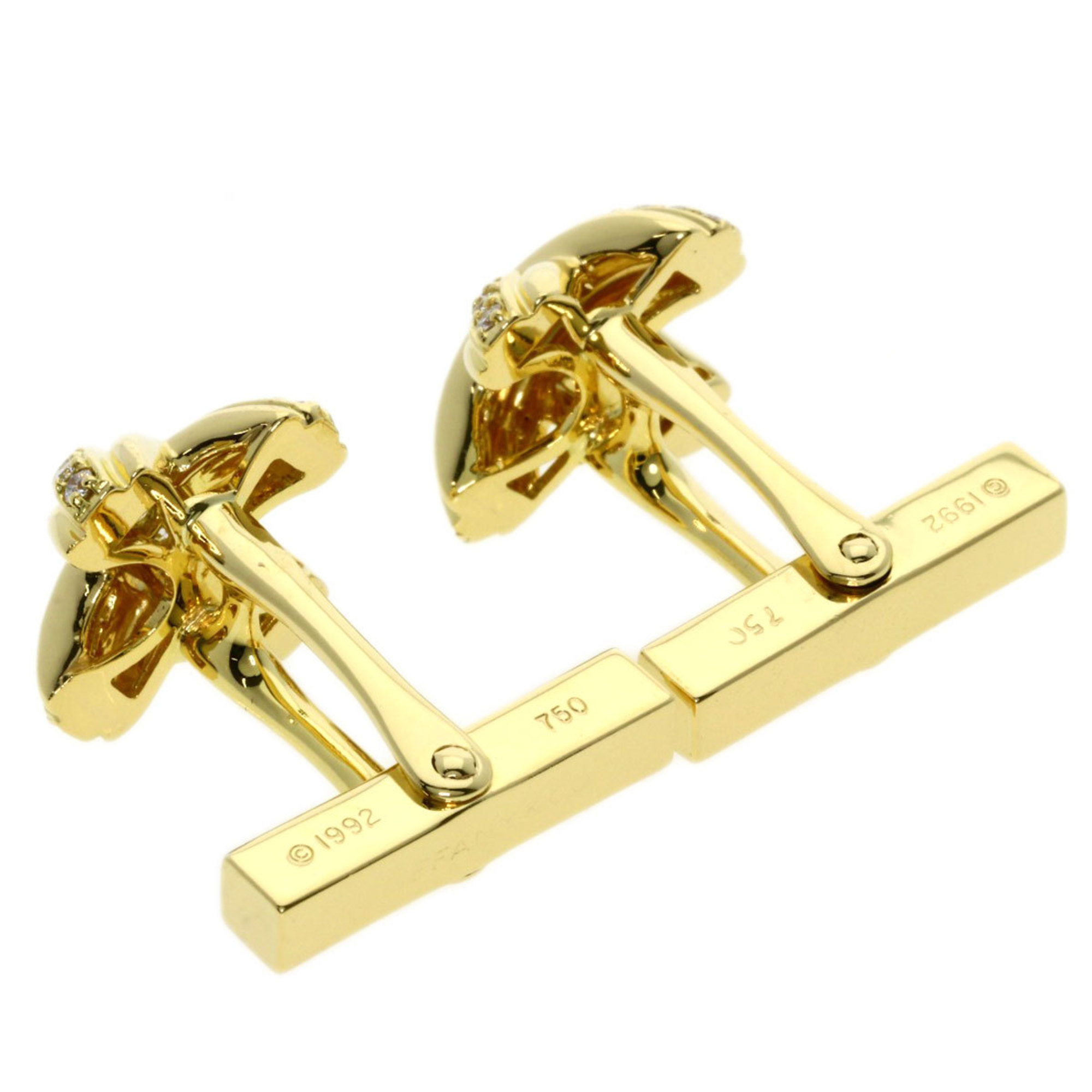 Tiffany Signature Diamond Cufflinks in 18k Yellow Gold for Men TIFFANY&Co.