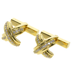 Tiffany Signature Diamond Cufflinks in 18k Yellow Gold for Men TIFFANY&Co.