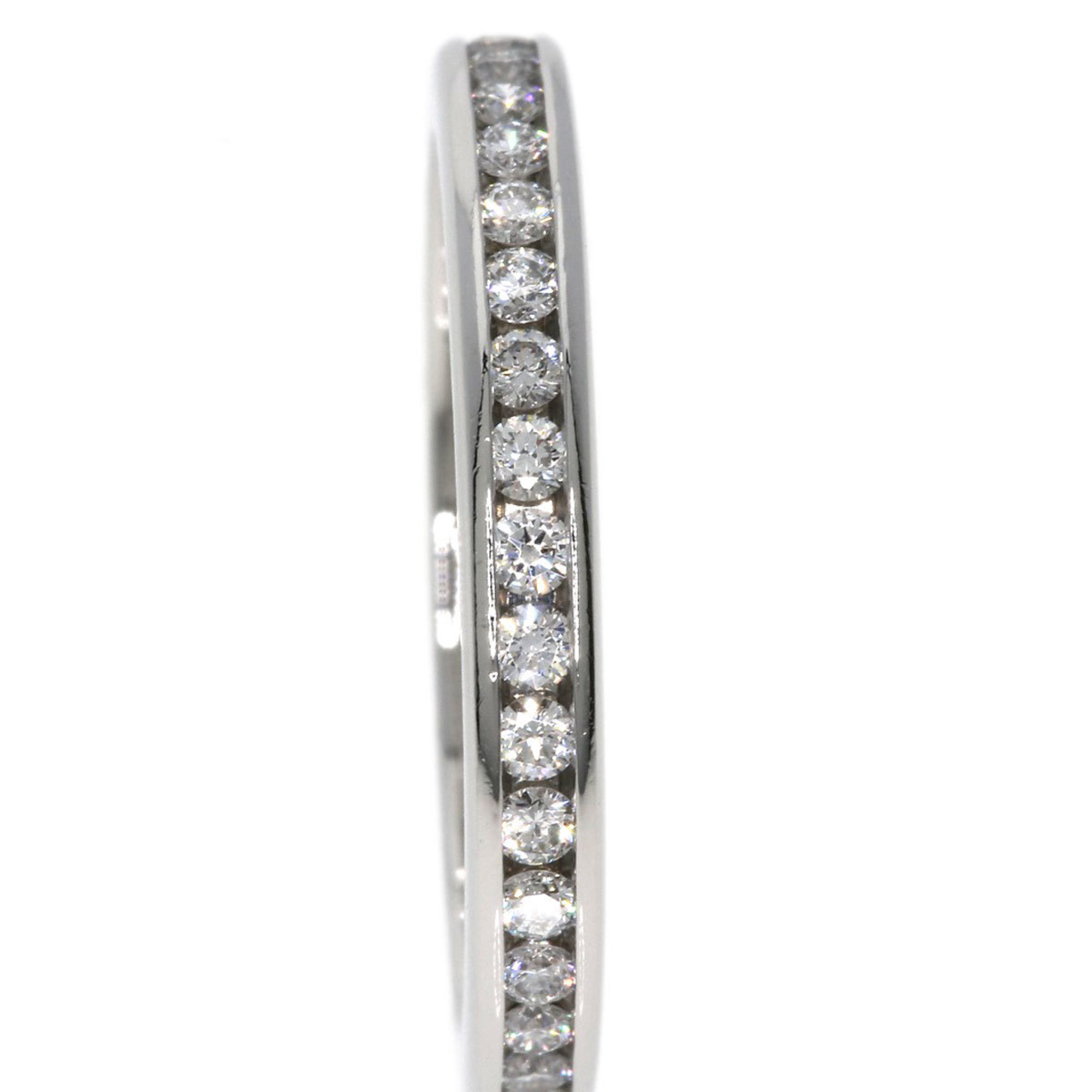 Tiffany Channel Eternity Diamond Ring, Platinum PT950, Women's, TIFFANY&Co.