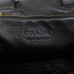 PRADA 1BG390 Punching Tote Bag Calf Leather Women's