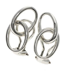 Tiffany & Co. Double Loop Earrings, Silver, Women's, TIFFANY