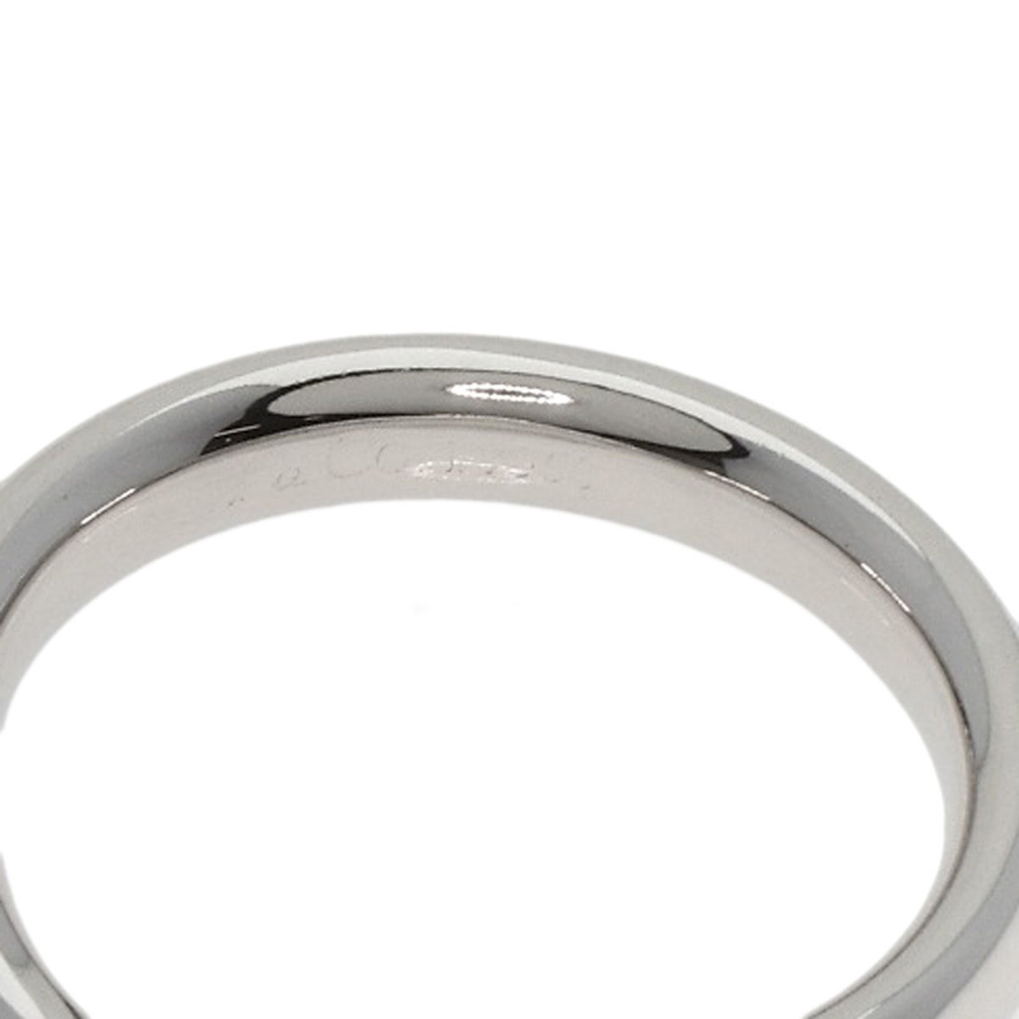 Tiffany & Co. Curved Band Diamond Ring, Platinum PT950, Women's, TIFFANY