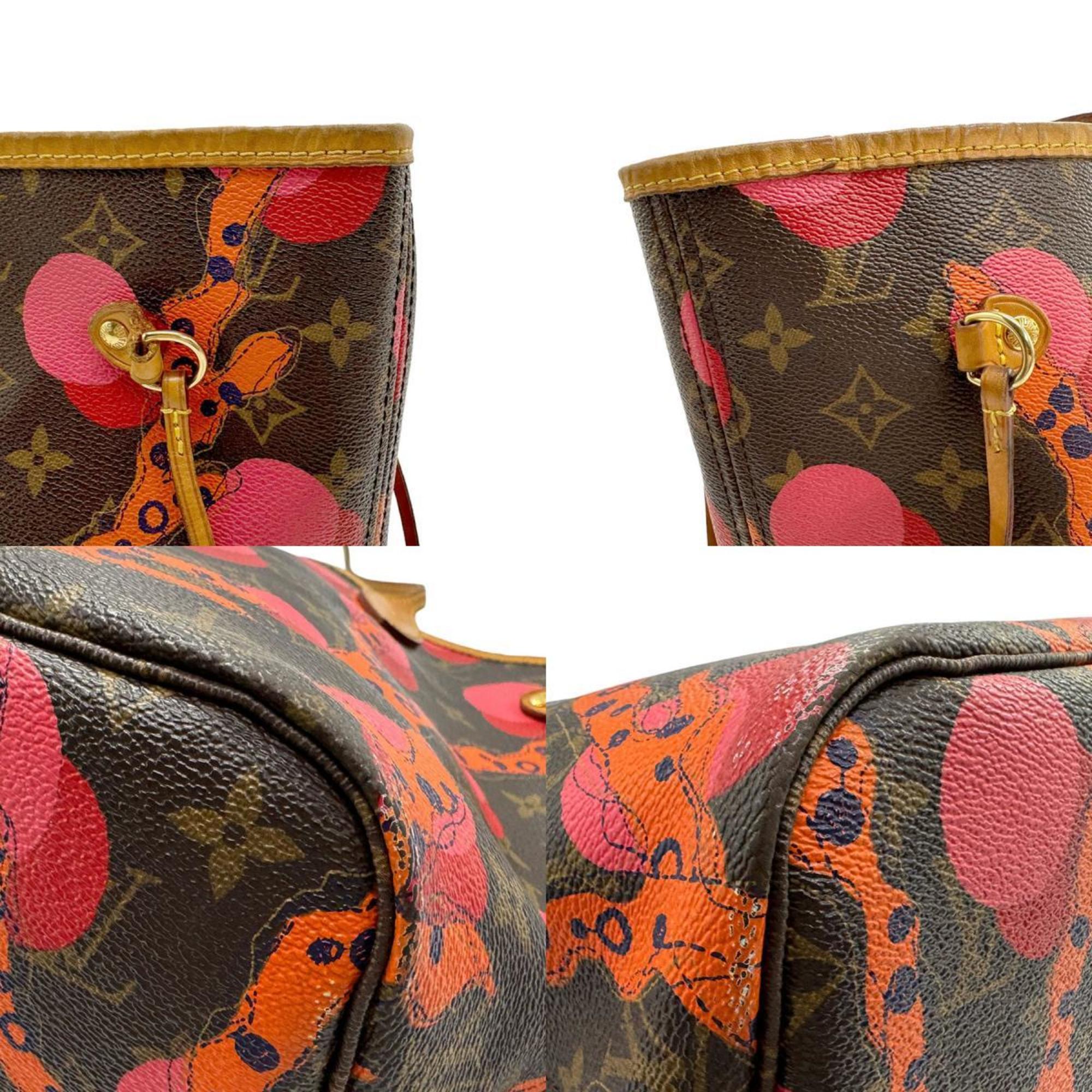 Louis Vuitton LOUIS VUITTON Shoulder Bag Tote Monogram Ramage Neverfull MM Canvas Brown Multicolor Women's M41603 z2124