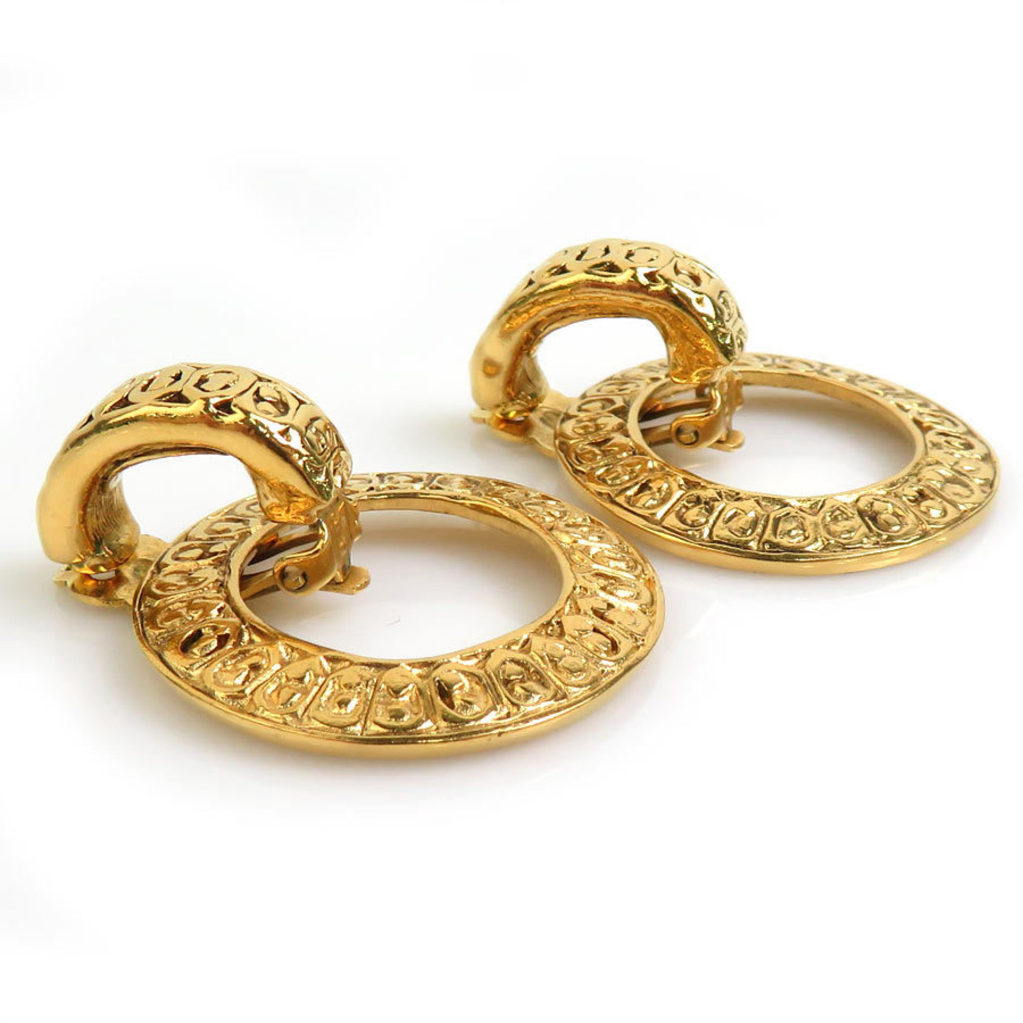 CHANEL Metal Gold Earrings for Women e59049a