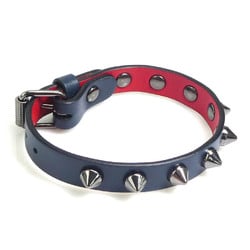 Christian Louboutin bracelet leather metal navy women's r10131g