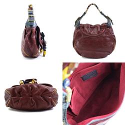 Louis Vuitton LOUIS VUITTON Handbag Monogram Kalahari PM Leather Bordeaux Gold Women's M97001 e59019g