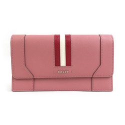 BALLY Shoulder Wallet Leather Pink Women's r10123k