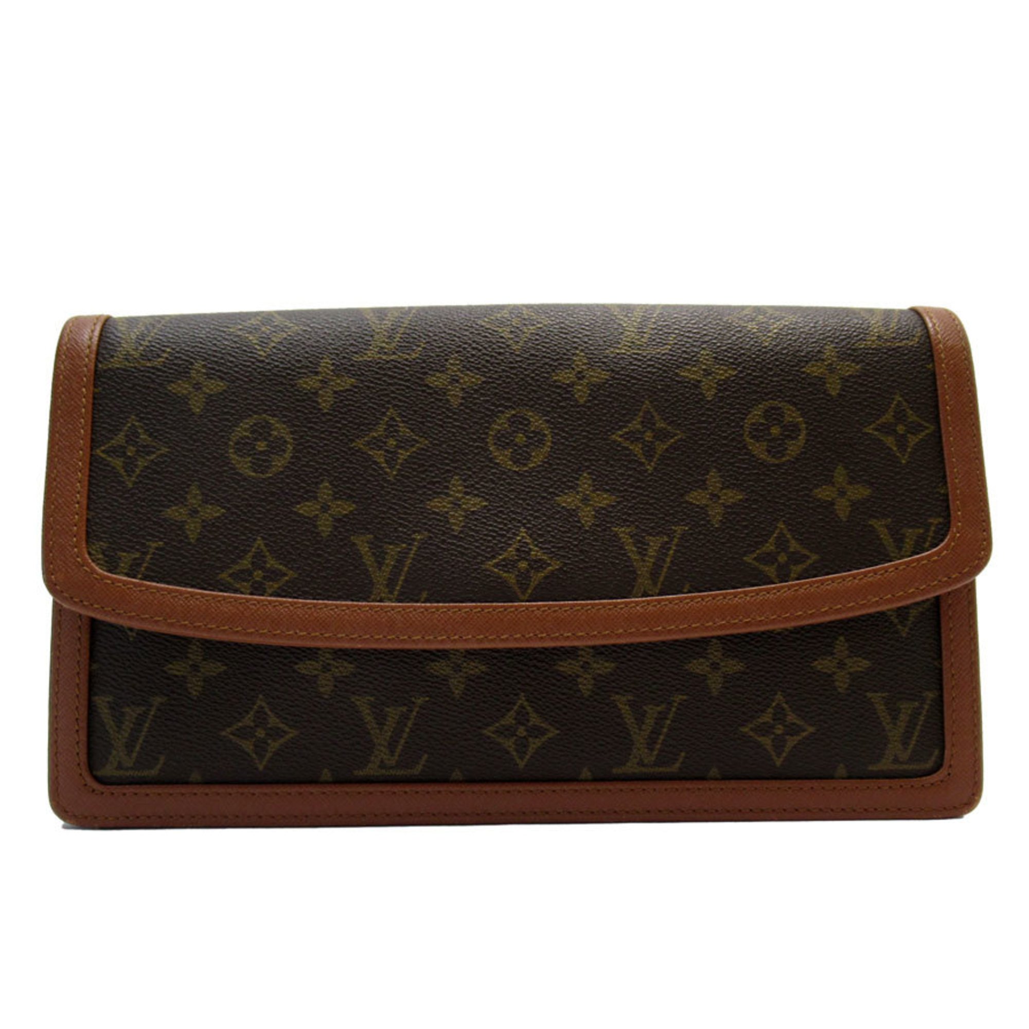 Louis Vuitton LOUIS VUITTON Clutch Bag Monogram Pochette Dame GM Canvas Brown Women's M51810 w0636a