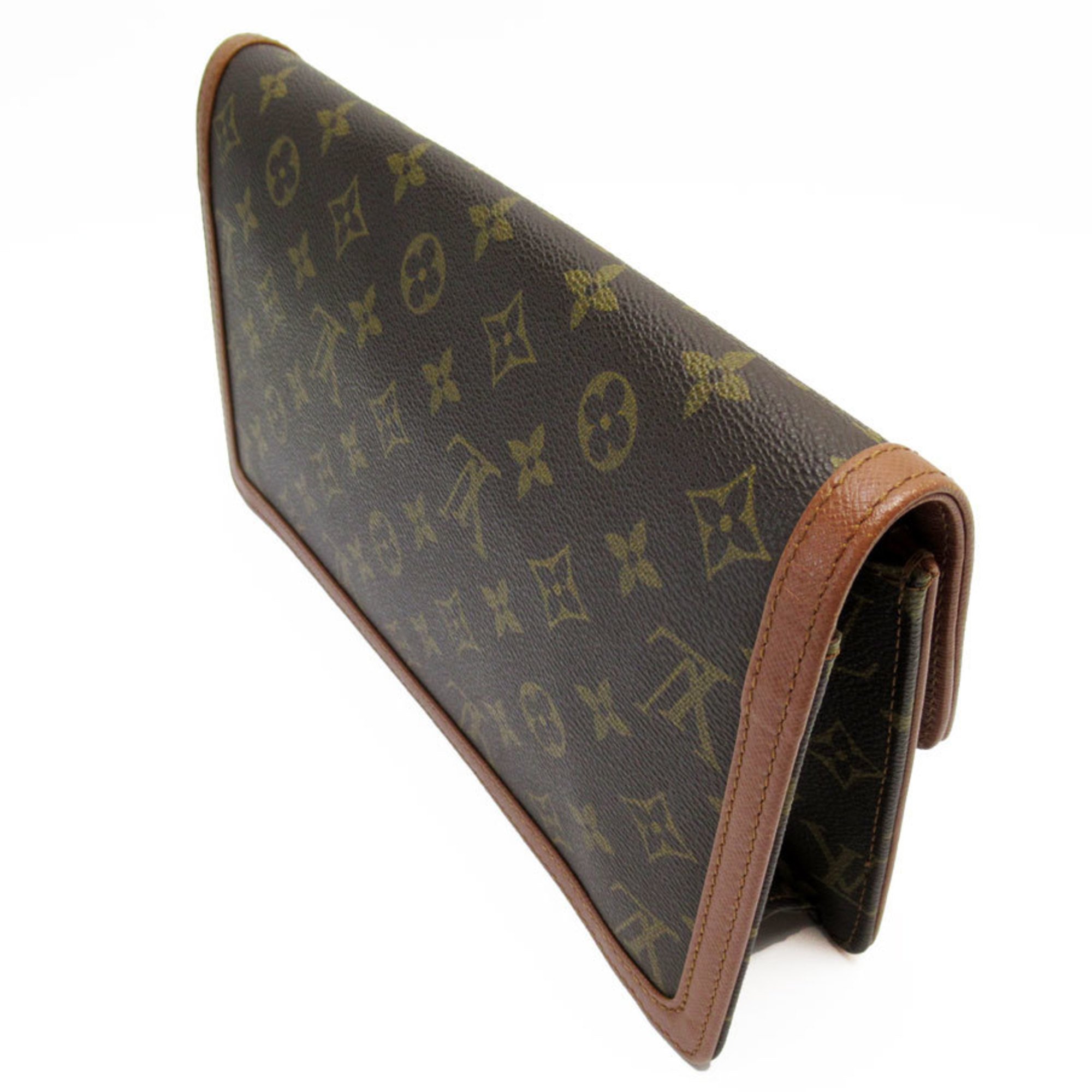 Louis Vuitton LOUIS VUITTON Clutch Bag Monogram Pochette Dame GM Canvas Brown Women's M51810 w0636a