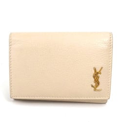 Saint Laurent SAINT LAURENT key case leather light beige men's women's h30459g