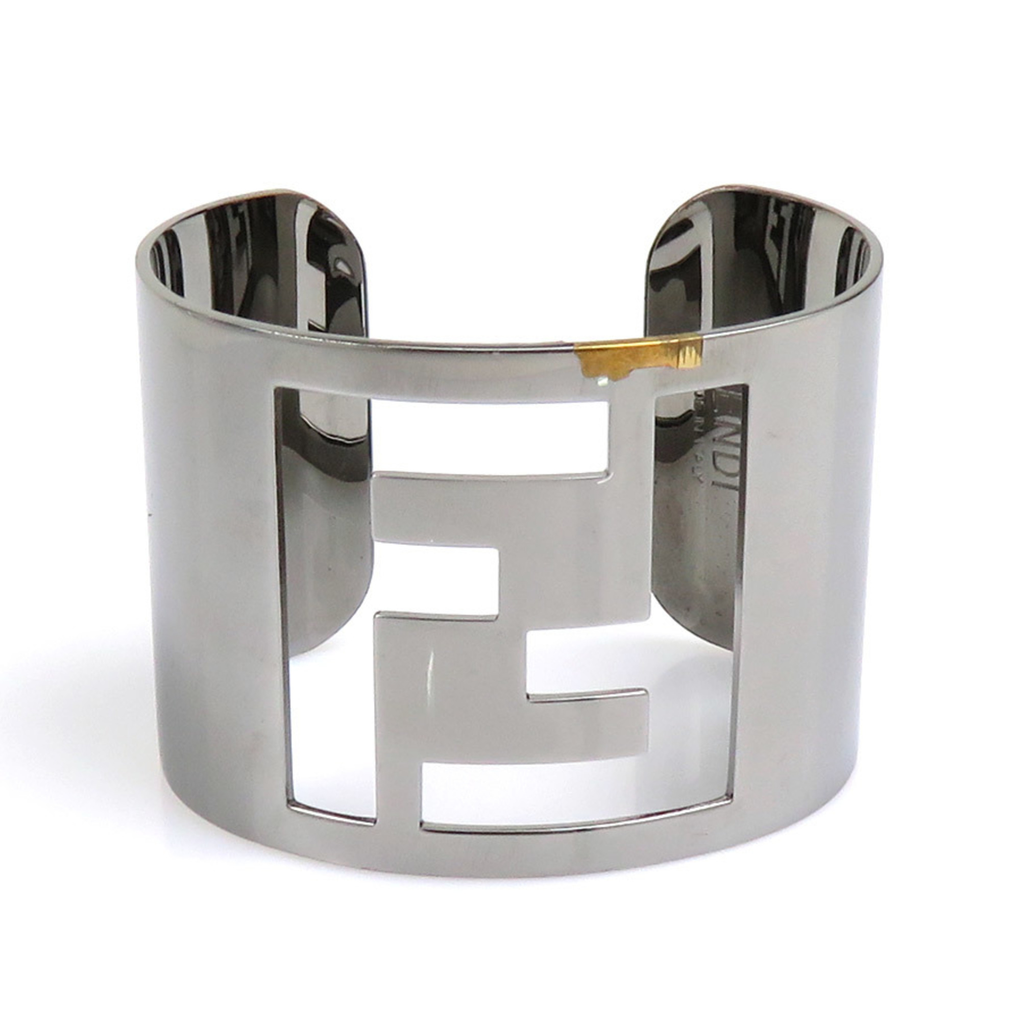 FENDI Bangle Metal Silver Women's 55725g