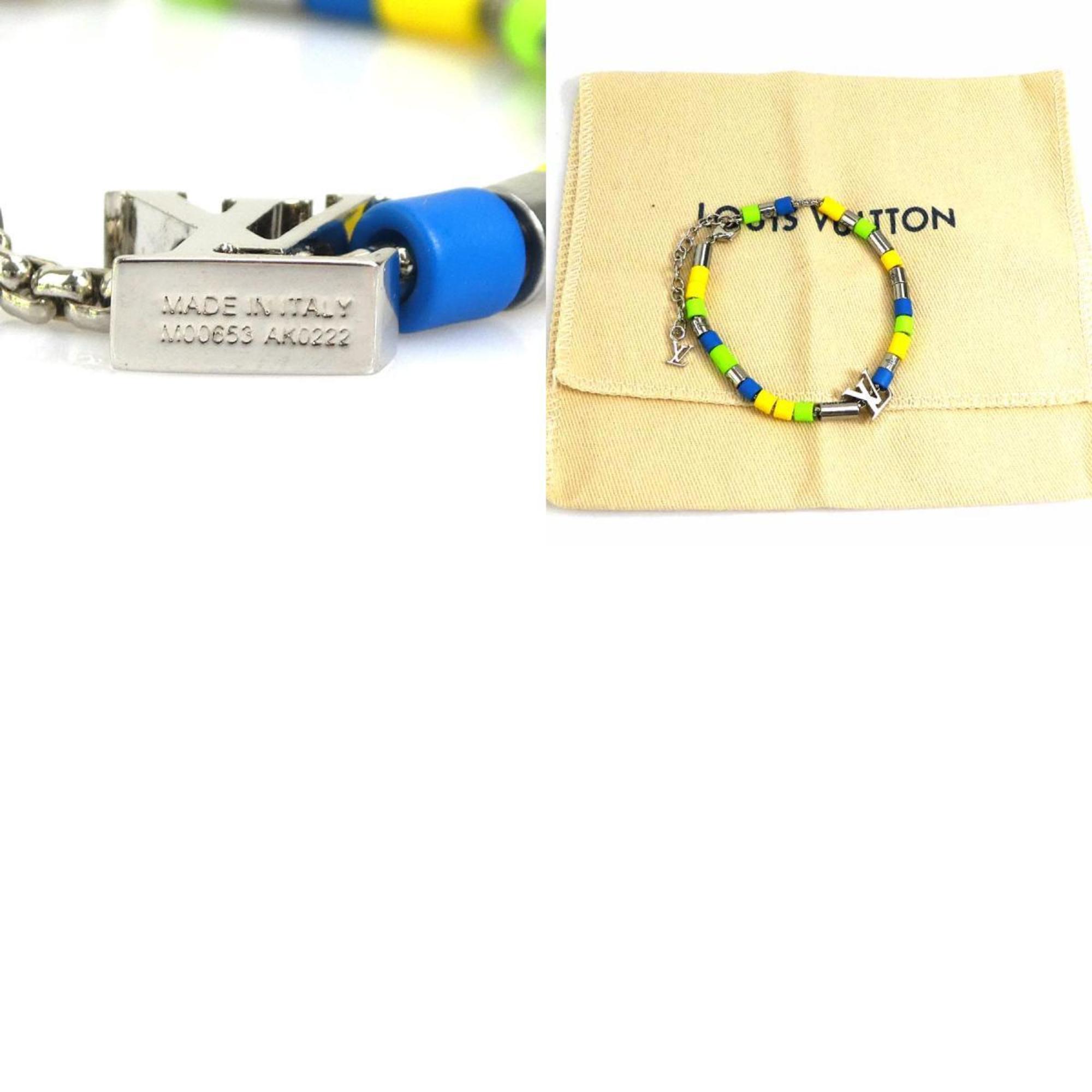 Louis Vuitton LOUIS VUITTON Bracelet LV Sunrise Metal Resin Silver x Multicolor Men's Women's M00653 r10133g