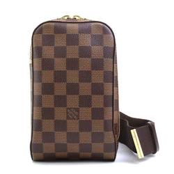 Louis Vuitton LOUIS VUITTON Body bag Waist Damier Geronimos canvas Brown Gold Men's Women's N51994 e59013a