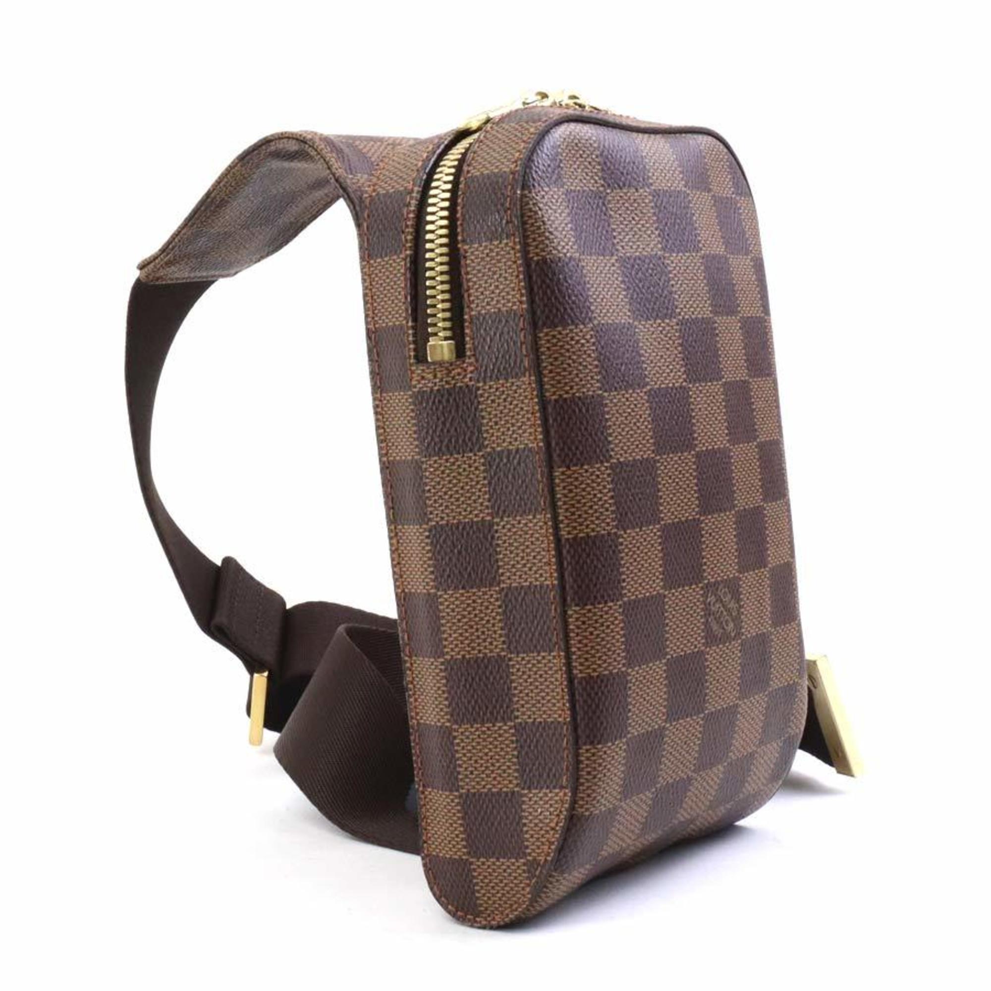 Louis Vuitton LOUIS VUITTON Body bag Waist Damier Geronimos canvas Brown Gold Men's Women's N51994 e59013a