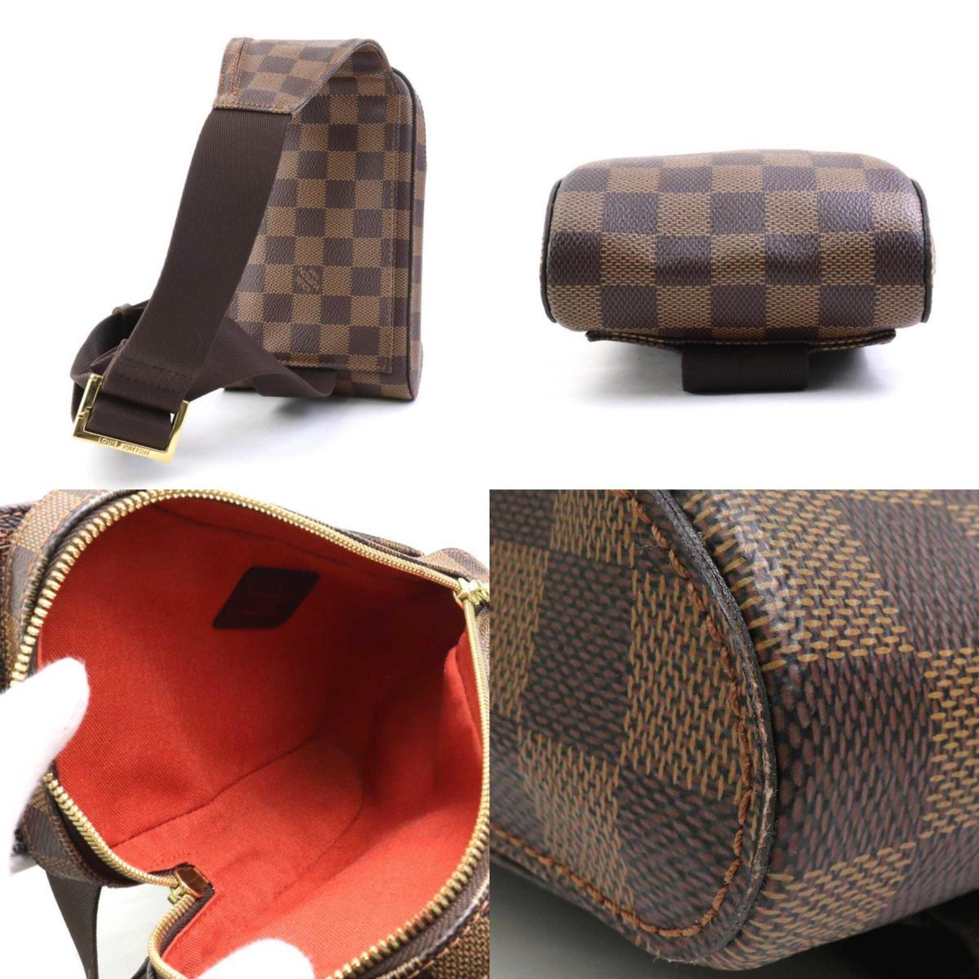 Louis Vuitton LOUIS VUITTON Body bag Waist Damier Geronimos canvas Brown Gold Men's Women's N51994 e59013a