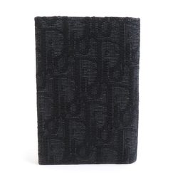 Christian Dior Business Card Holder/Card Case Canvas Black Men's r10137k