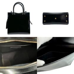 Saint Laurent SAINT LAURENT Handbag Shoulder Bag Uptown Small Leather Black Gold Women's z2157