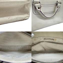 CELINE Boogie Bag Leather White Women's Handbag z2087