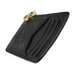 LOUIS VUITTON Louis Vuitton Porte Carte Romy Wallet/Coin Case M81883 Monogram Empreinte Black Coin Purse Business Card Case/Card Fragment