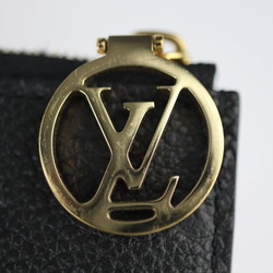 LOUIS VUITTON Louis Vuitton Porte Carte Romy Wallet/Coin Case M81883 Monogram Empreinte Black Coin Purse Business Card Case/Card Fragment