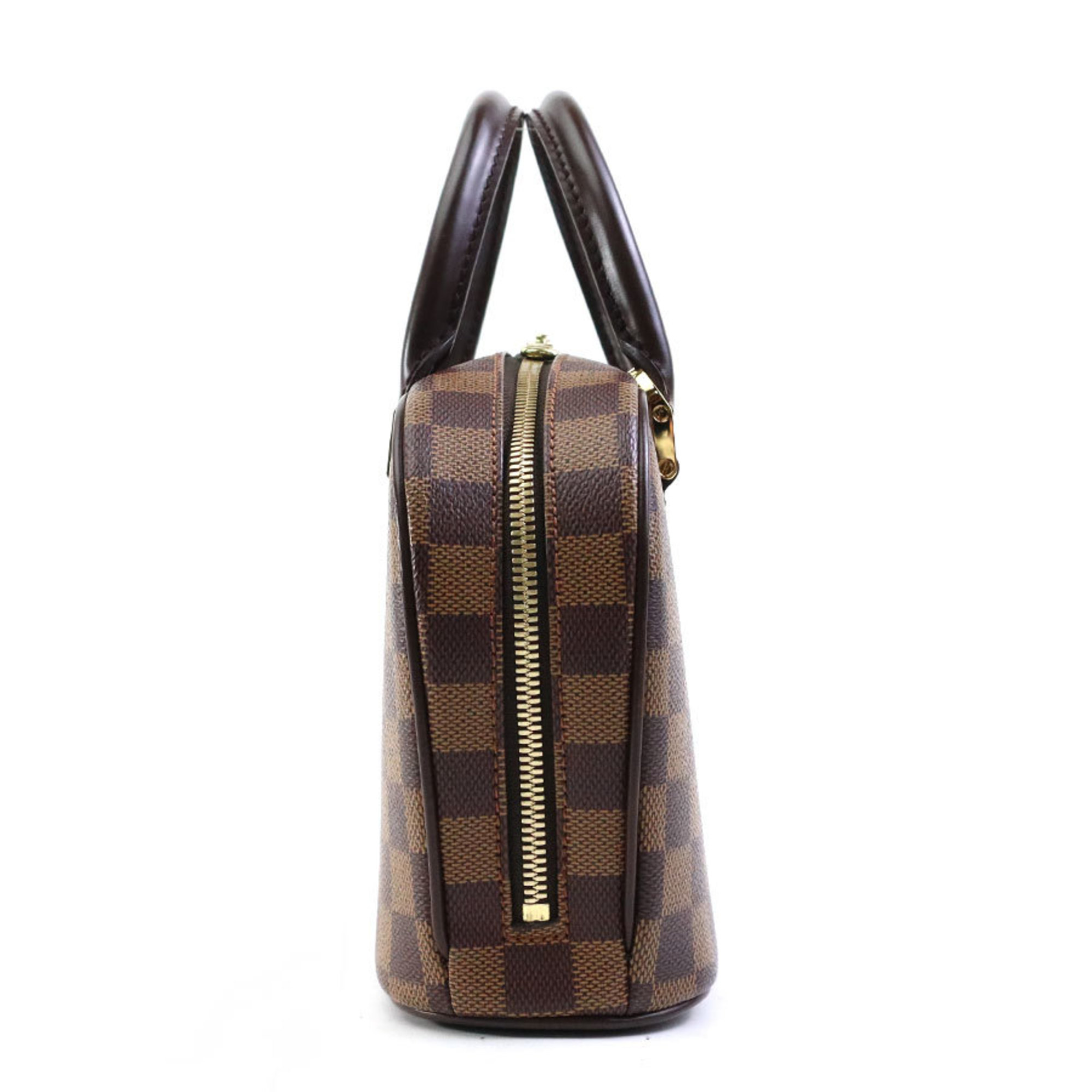 Louis Vuitton LOUIS VUITTON Handbag Damier Saria Canvas Brown Gold Women's N51286 e59056a