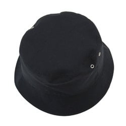 Christian Dior Hat Bucket Teddy-D Bob Polyester Cotton Black Silver Women's w0657i