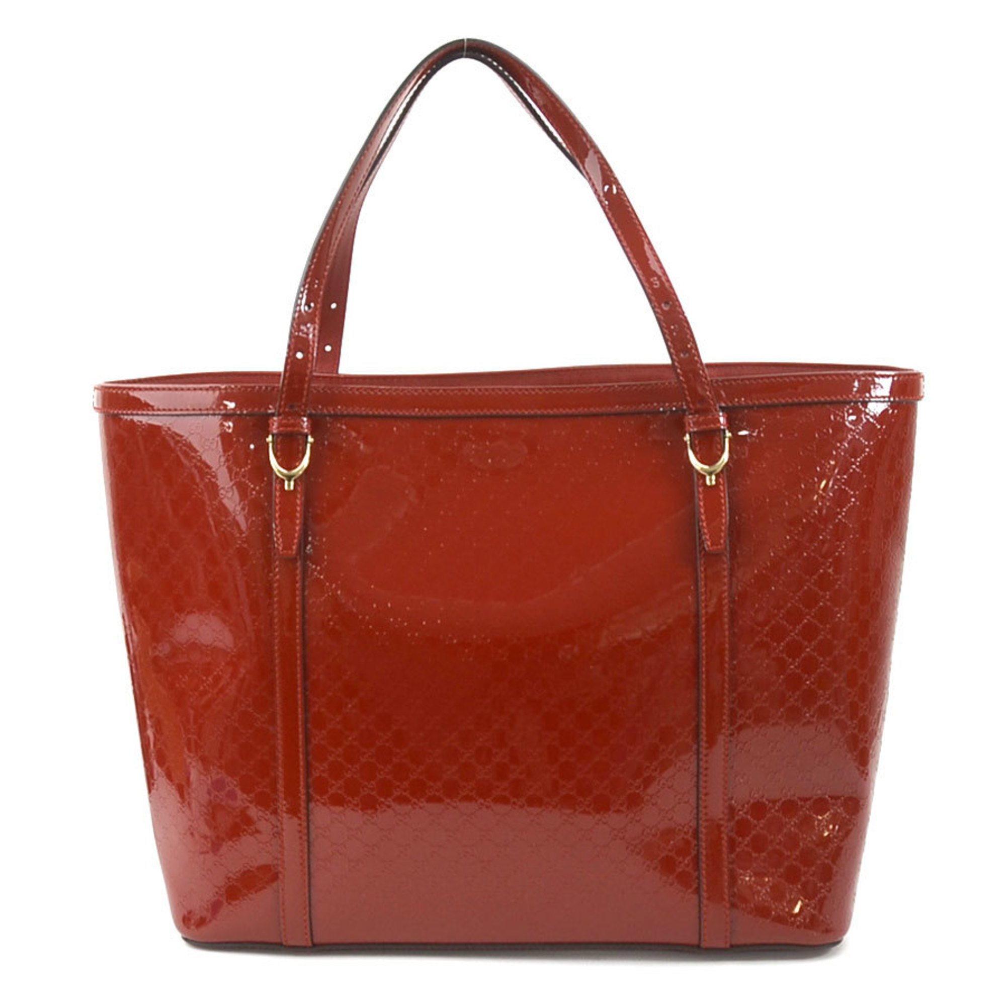 GUCCI handbag tote bag patent leather red men's women's 309613 r10113g